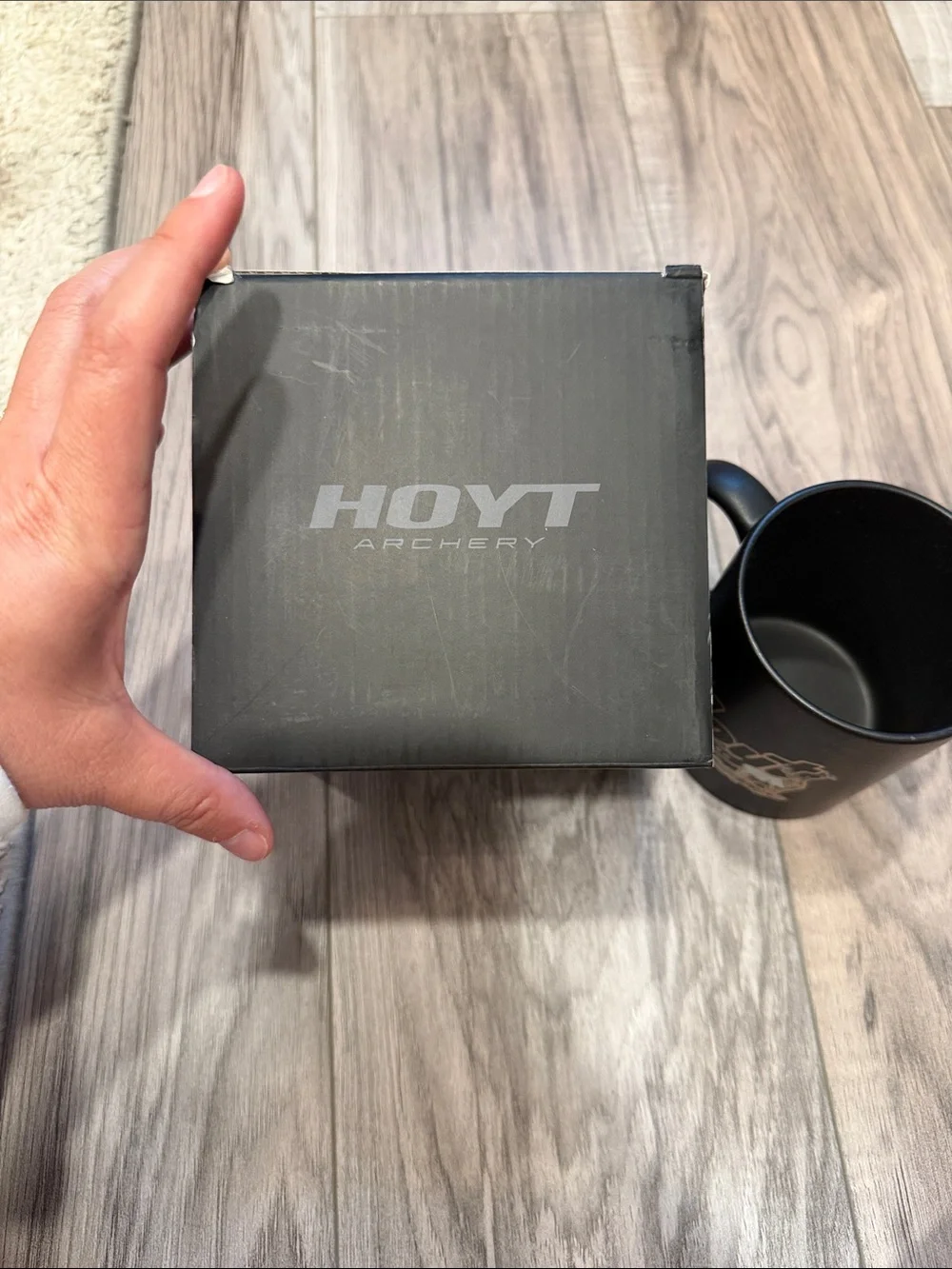 Hoyt Archery Black Elk Logo Mug New in Box